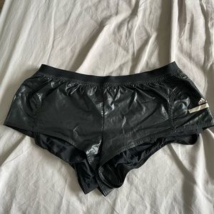 Stella McCartney for Adidas Black running shorts with in built lining In XS